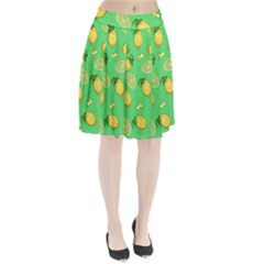 Lemons And Limes Pleated Skirt