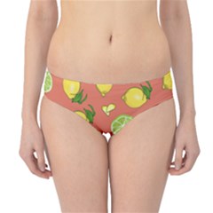 Lemons And Limes Peach Hipster Bikini Bottoms