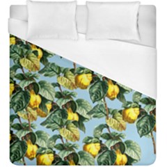 Fruit Branches Blue Duvet Cover (king Size)