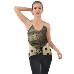 Vintage Air Balloon With Roses Cami