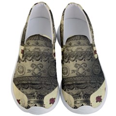 Vintage Air Balloon With Roses Men s Lightweight Slip Ons