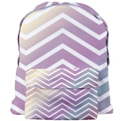 Ombre Zigzag 01 Giant Full Print Backpack by snowwhitegirl
