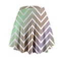 Ombre Zigzag 03 Mini Flare Skirt View2