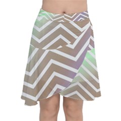 Ombre Zigzag 03 Chiffon Wrap by snowwhitegirl