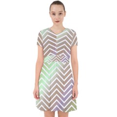 Ombre Zigzag 03 Adorable In Chiffon Dress by snowwhitegirl