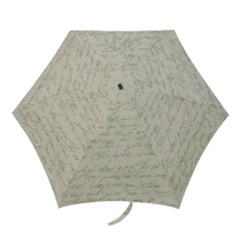 Handwritten Letter 2 Mini Folding Umbrellas by vintage2030
