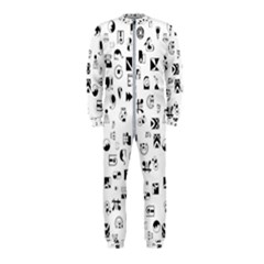 Black Abstract Symbols Onepiece Jumpsuit (kids) by FunnyCow