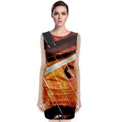 Cello Performs Classic Music Classic Sleeveless Midi Dress by FunnyCow