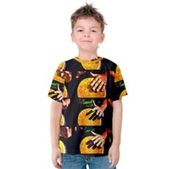 Drum Beat Collage Kids  Cotton Tee