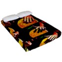 Drum Beat Collage Fitted Sheet (Queen Size) View2