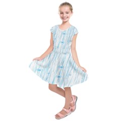 Let It Rain Kids  Short Sleeve Dress by FunnyCow