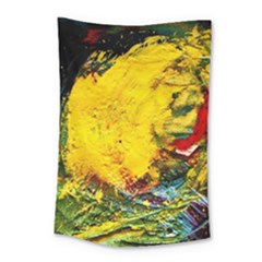 Yellow Chik Small Tapestry by bestdesignintheworld