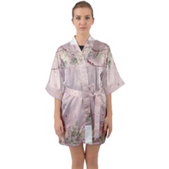 Cracks 2001002 960 720 Quarter Sleeve Kimono Robe by vintage2030