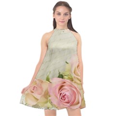 Roses 2218680 960 720 Halter Neckline Chiffon Dress 
