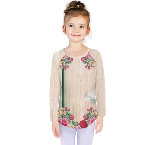 Roses 1944106 960 720 Kids  Long Sleeve Tee by vintage2030