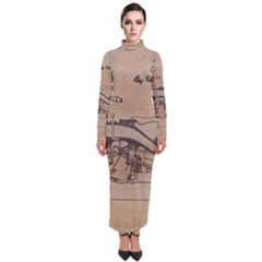 Motorcycle 1515873 1280 Turtleneck Maxi Dress by vintage2030