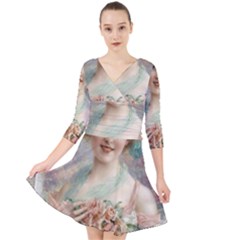 Vintage 1501577 1280 Quarter Sleeve Front Wrap Dress by vintage2030