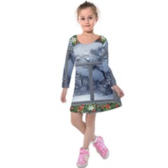 Winter 1660924 1920 Kids  Long Sleeve Velvet Dress by vintage2030