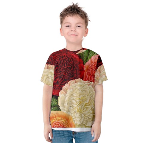 Flowers 1776584 1920 Kids  Cotton Tee by vintage2030