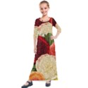 Flowers 1776584 1920 Kids  Quarter Sleeve Maxi Dress View1