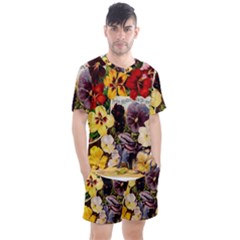 Flowers 1776534 1920 Men s Mesh Tee And Shorts Set