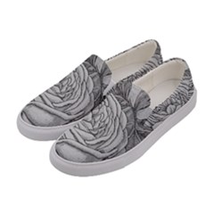 Flowers 1776610 1920 Women s Canvas Slip Ons by vintage2030