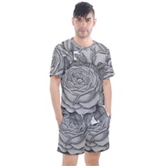 Flowers 1776610 1920 Men s Mesh Tee And Shorts Set