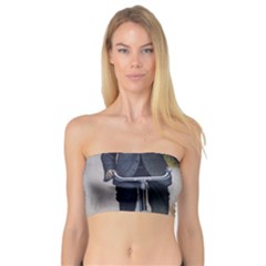 Couple On Bicycle Bandeau Top