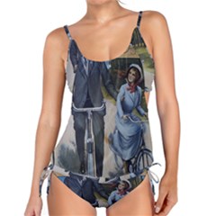 Couple On Bicycle Tankini Set