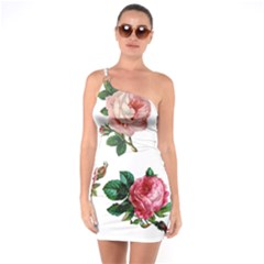 Roses 1770165 1920 One Soulder Bodycon Dress by vintage2030