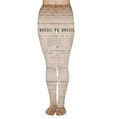 Letter Floral Women s Tights by vintage2030