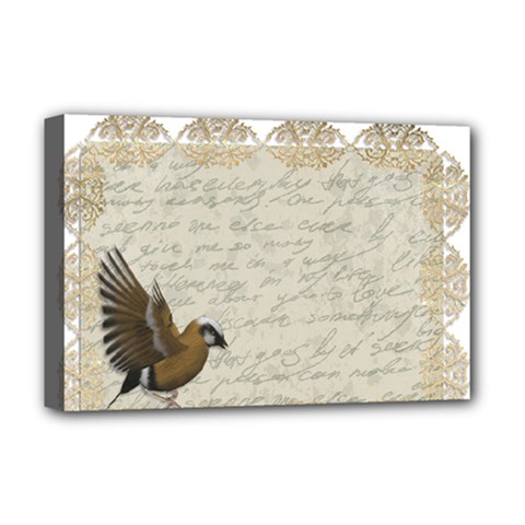 Tag Bird Deluxe Canvas 18  X 12  (stretched)