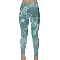 Green Tree Classic Yoga Leggings by vintage2030