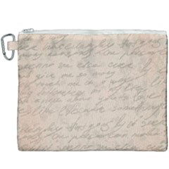 Letter Canvas Cosmetic Bag (xxxl) by vintage2030