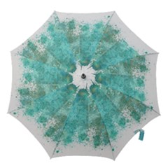 Splash Teal Hook Handle Umbrellas (Medium)