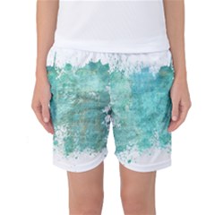 Splash Teal Women s Basketball Shorts