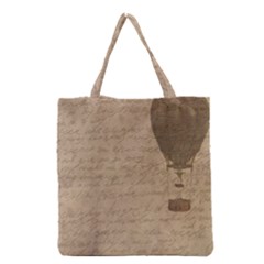 Letter Balloon Grocery Tote Bag by vintage2030