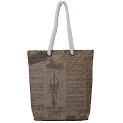 Background 1706636 1920 Full Print Rope Handle Tote (small) by vintage2030