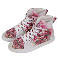 Flowers 2548756 1920 Men s Hi-top Skate Sneakers by vintage2030