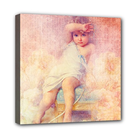 Baby In Clouds Mini Canvas 8  x 8  (Stretched)