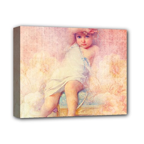 Baby In Clouds Deluxe Canvas 14  x 11  (Stretched)