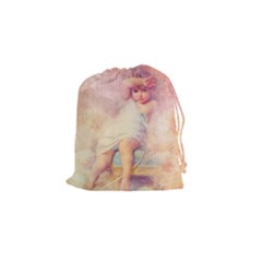 Baby In Clouds Drawstring Pouch (Small)