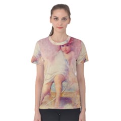 Baby In Clouds Women s Cotton Tee
