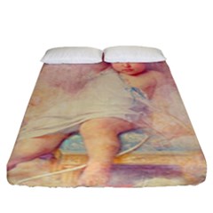 Baby In Clouds Fitted Sheet (King Size)