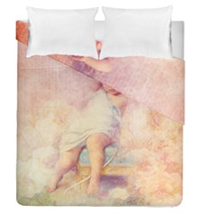 Baby In Clouds Duvet Cover Double Side (queen Size) by vintage2030