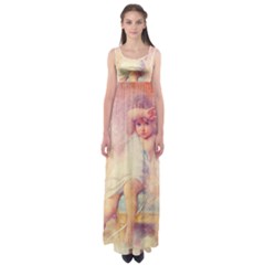 Baby In Clouds Empire Waist Maxi Dress