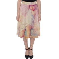 Baby In Clouds Folding Skater Skirt