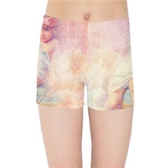 Baby In Clouds Kids Sports Shorts