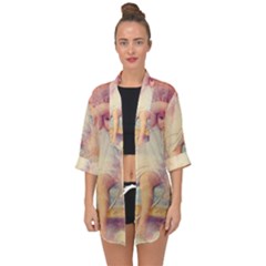 Baby In Clouds Open Front Chiffon Kimono