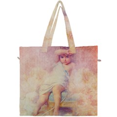 Baby In Clouds Canvas Travel Bag